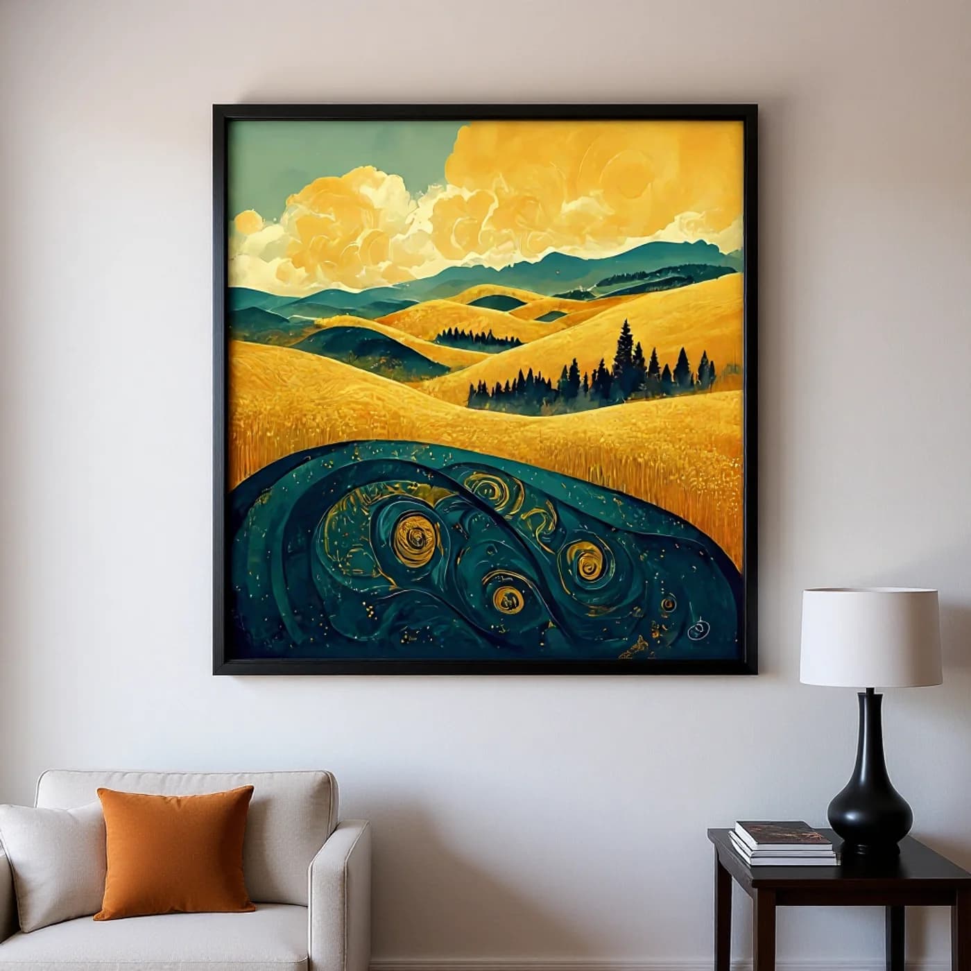 Paysages à l'huile