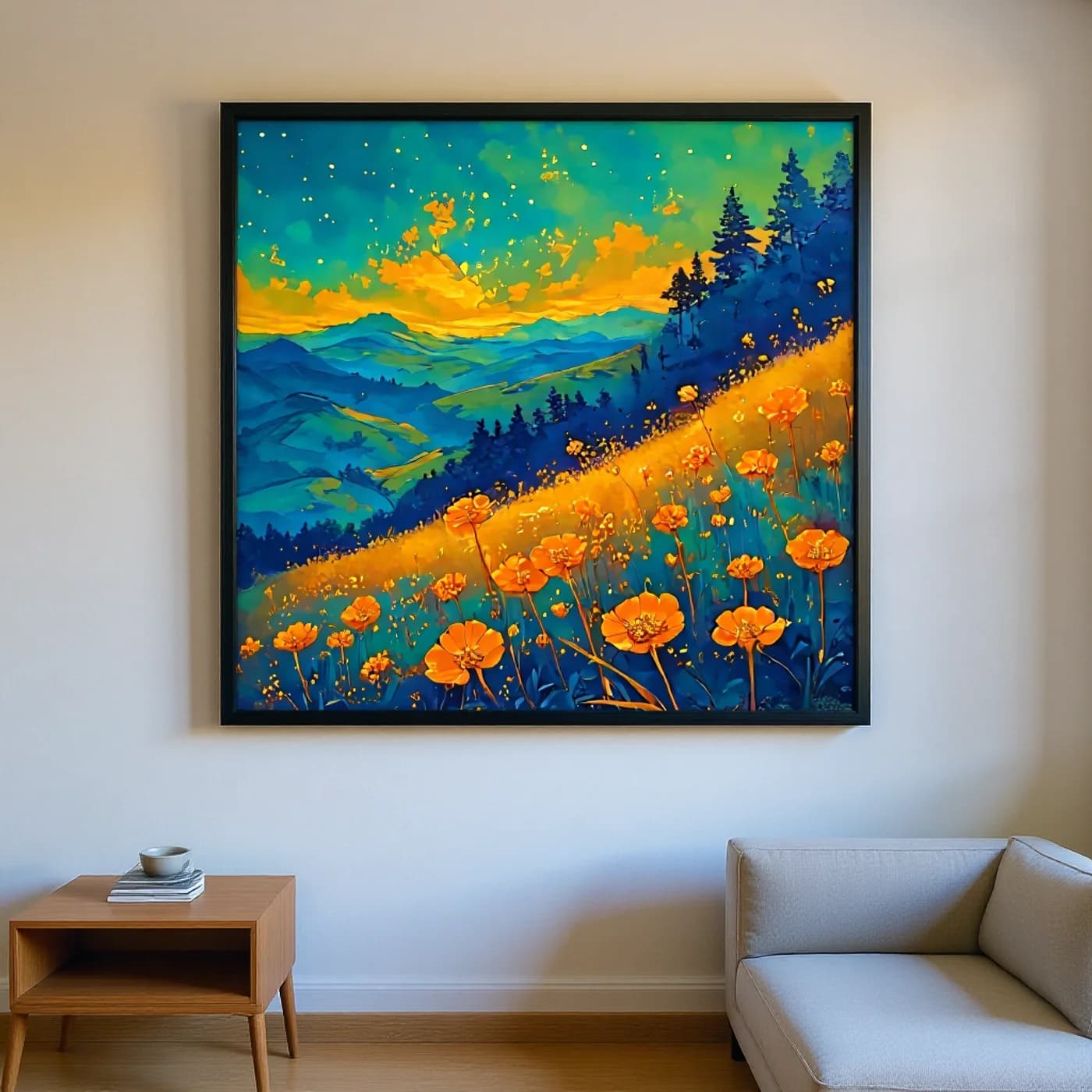 Paysage à l'huile 11