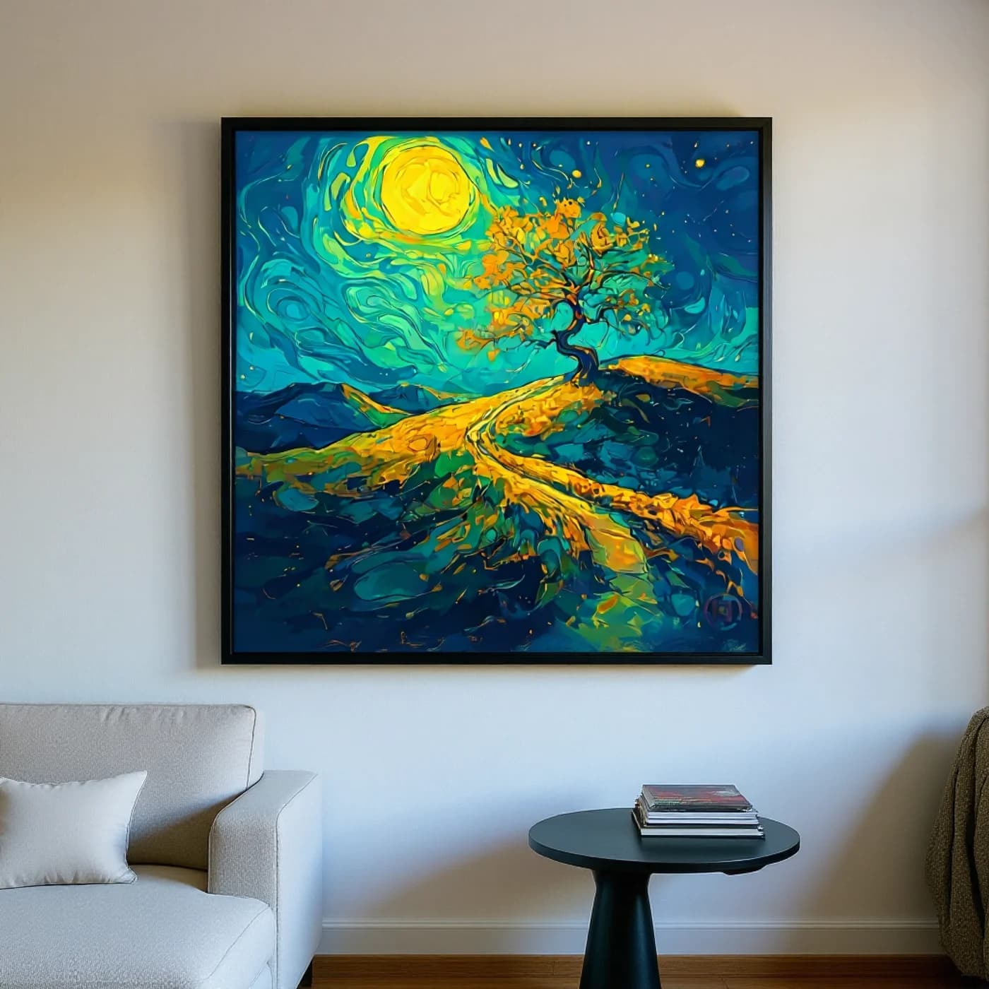 Paysage à l'huile 13