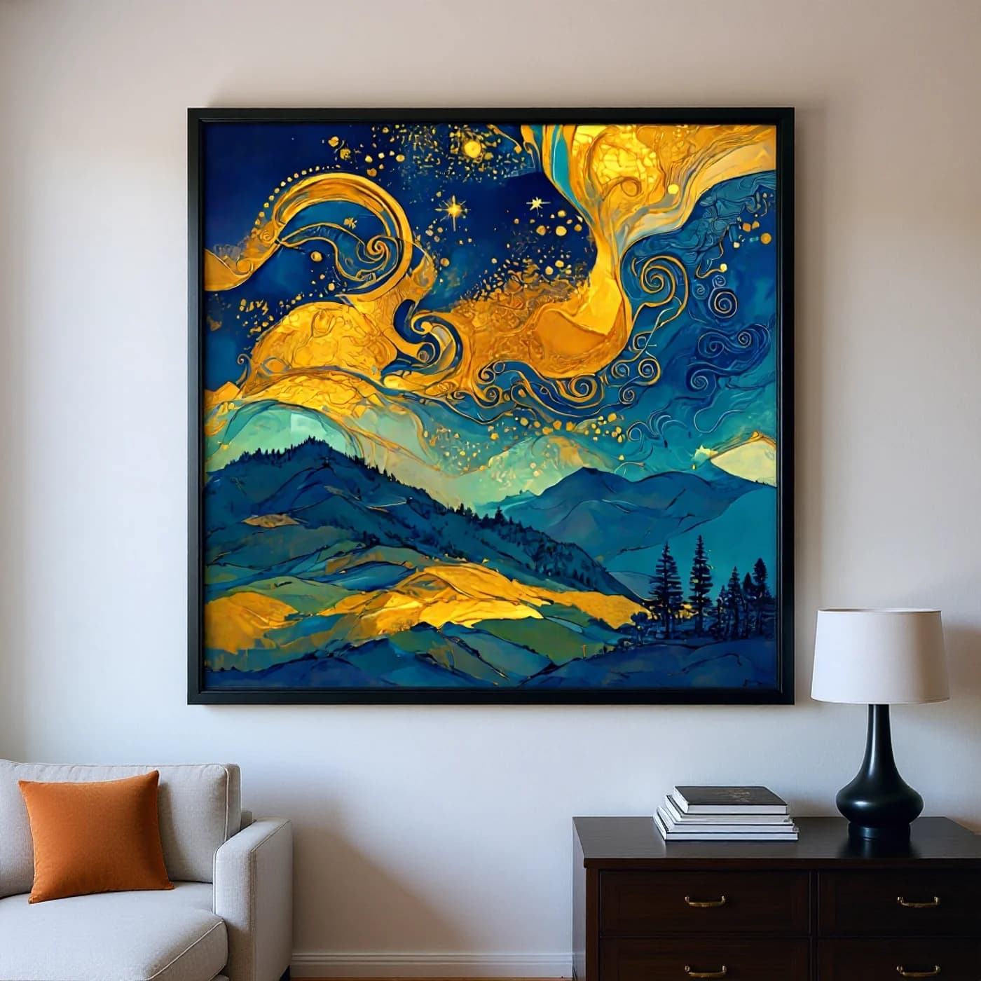 Paysage à l'huile 17
