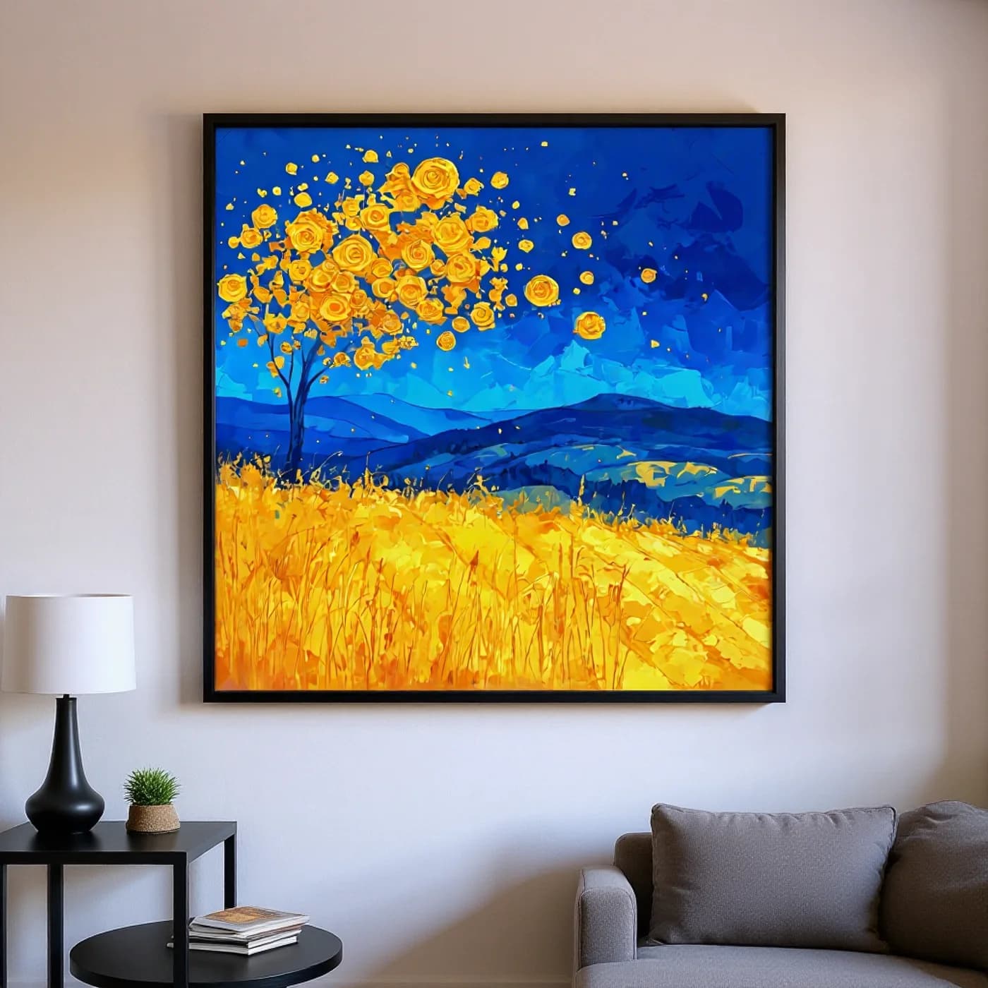 Paysage à l'huile 18