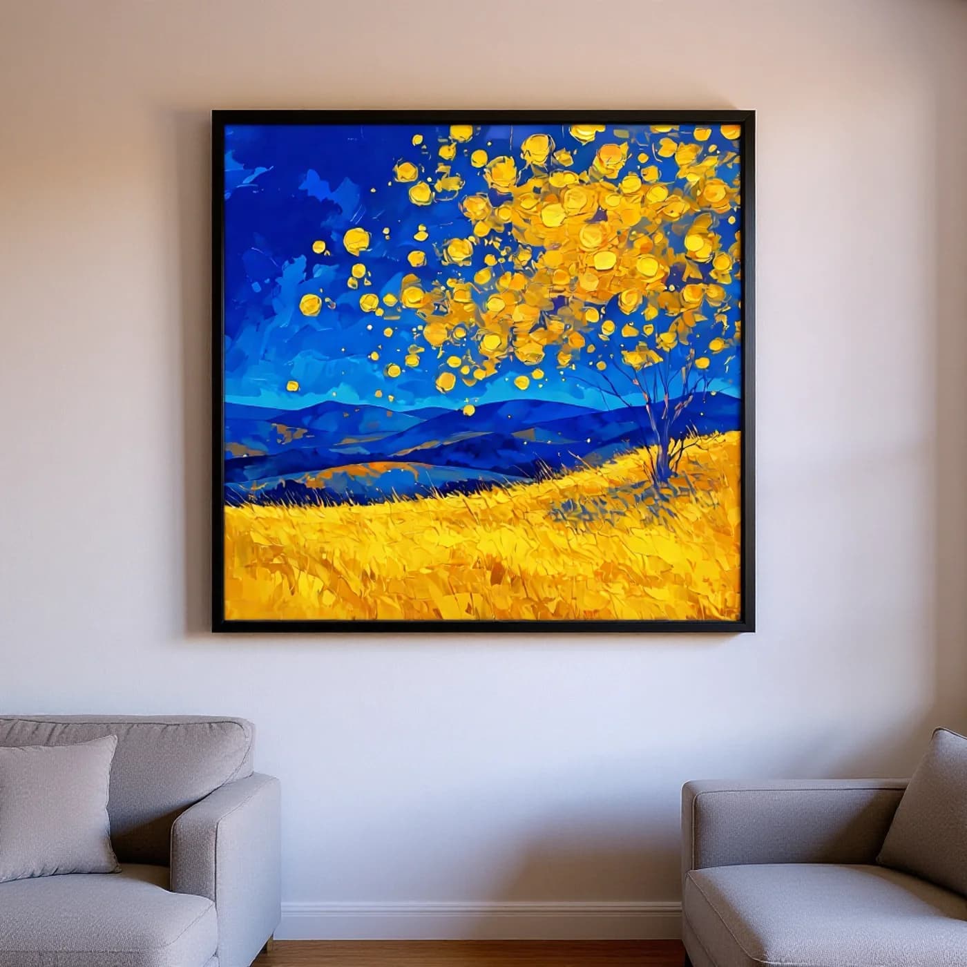Paysage à l'huile 19