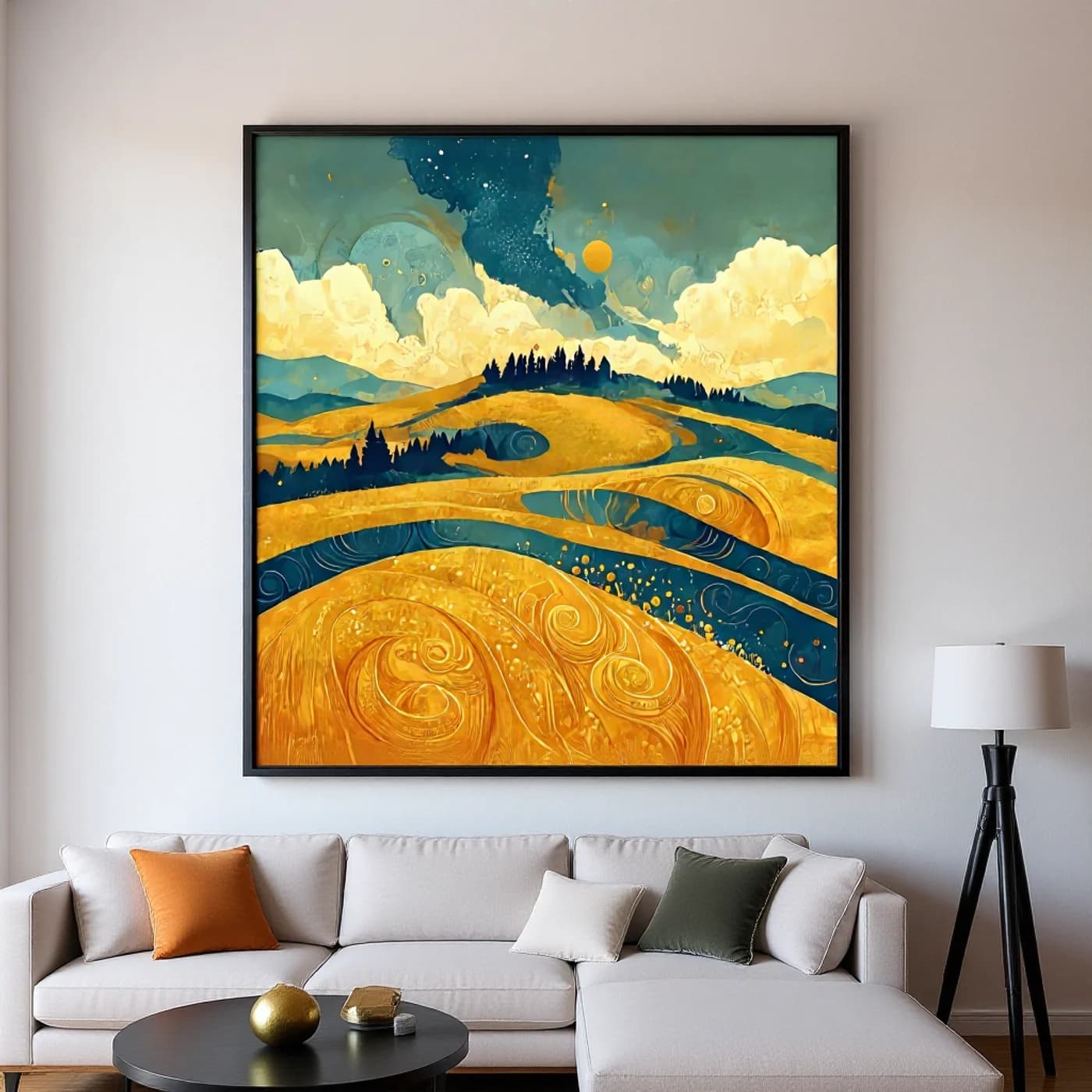 Paysage à l'huile II
