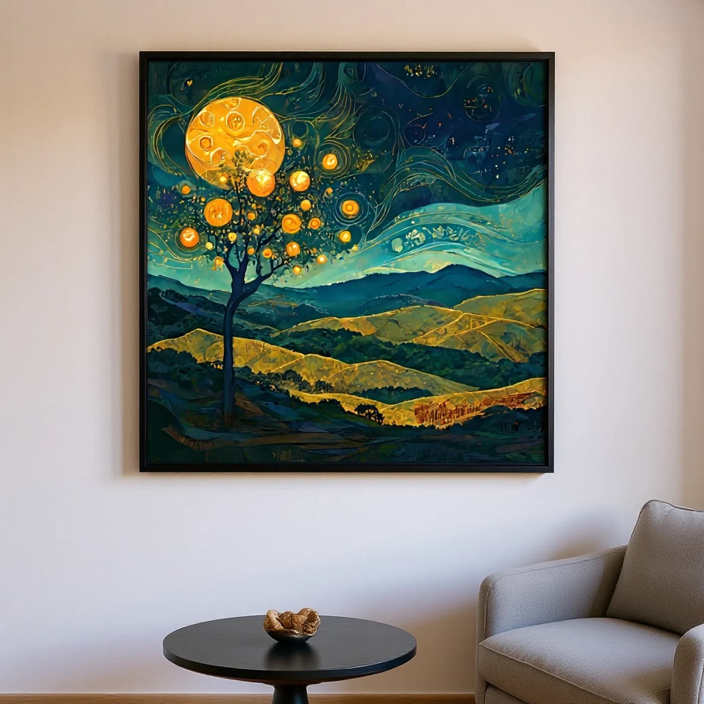 Paysage à l'huile 22