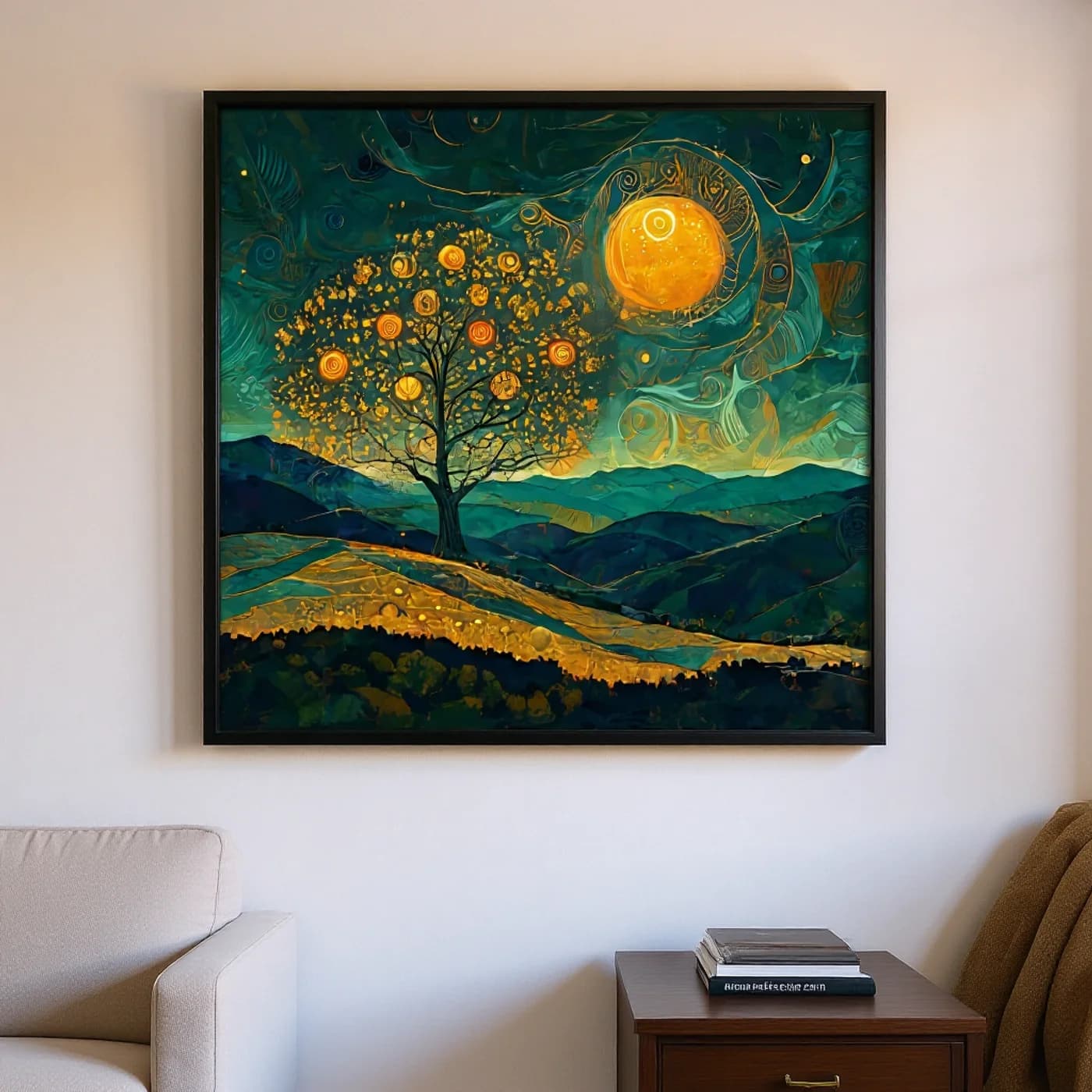 Paysage à l'huile 23