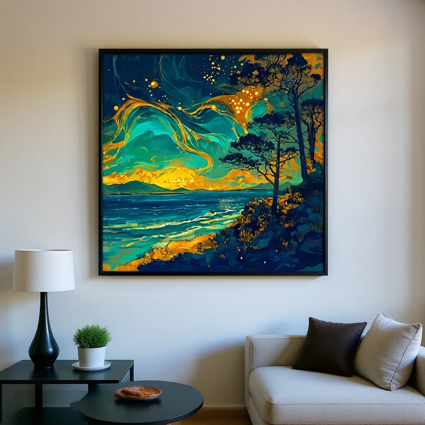 Paysage à l'huile III