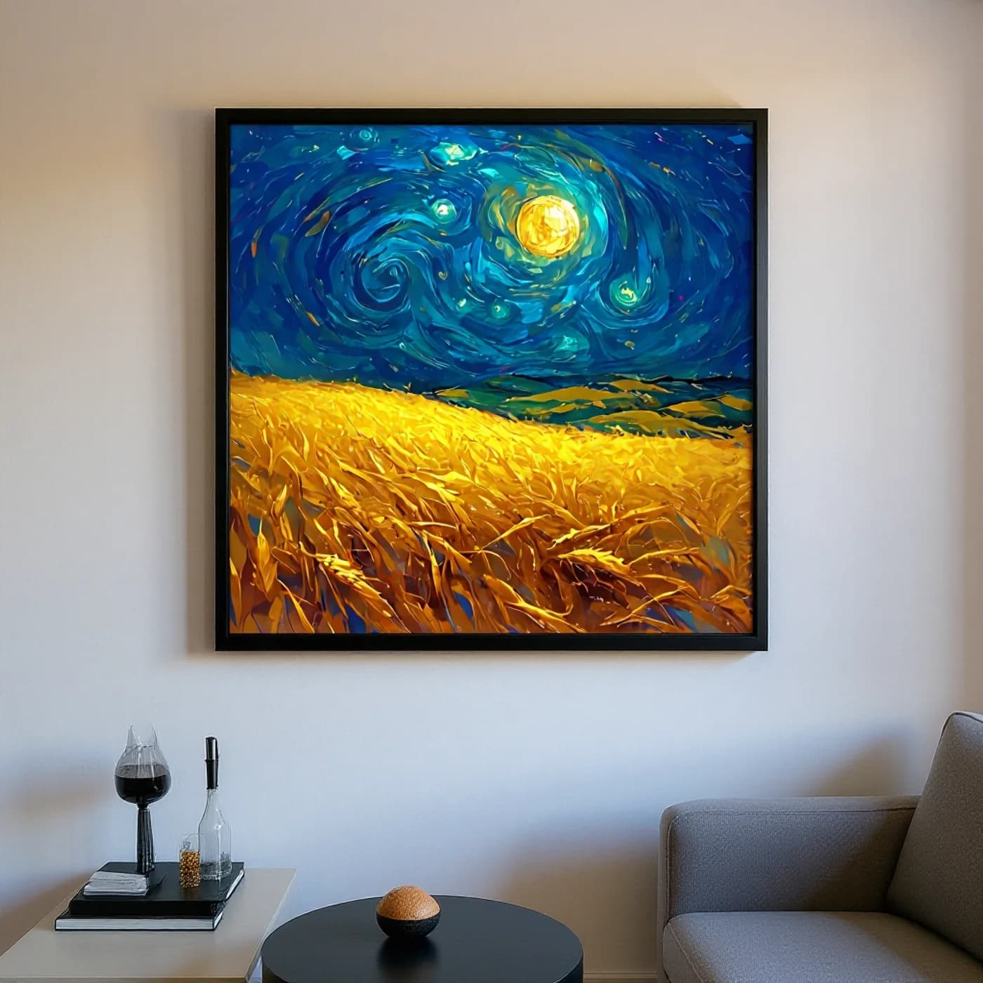 Paysage à l'huile V