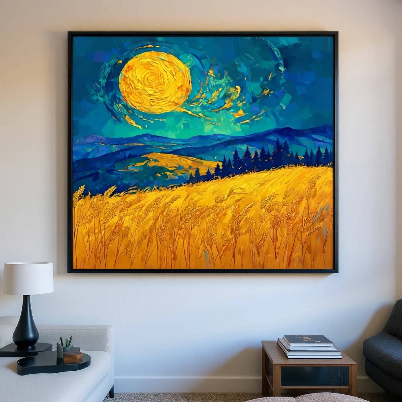 Paysage à l'huile VIII