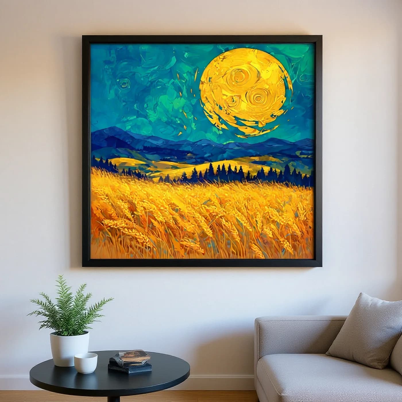 Paysage à l'huile IX